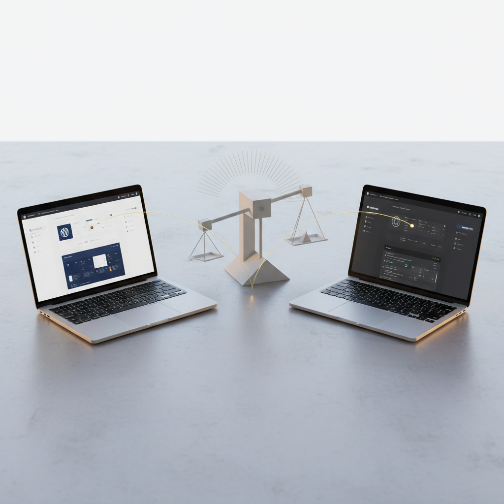 WordPress ou Webflow pour un site professionnel d'avocat : comment ne pas se tromper
