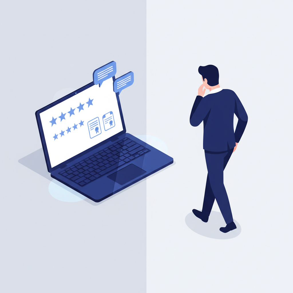Illustration: Pourquoi l'absence de preuves sociales fait fuir vos prospects ?