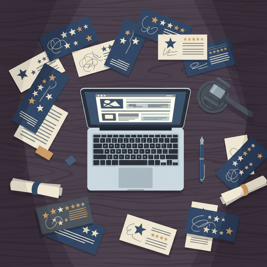 Illustration: L'importance stratégique des témoignages clients sur un site avocat
