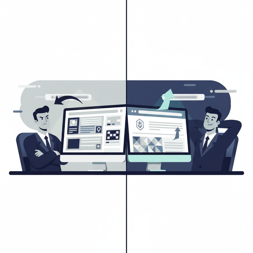 Illustration: Site web gratuit : pourquoi c'est une fausse économie