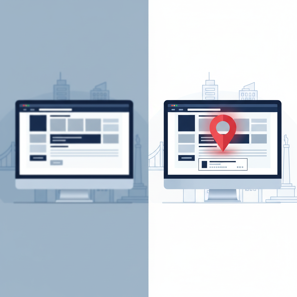 Illustration: Erreur n°1 : Avoir un site web sans positionnement SEO local