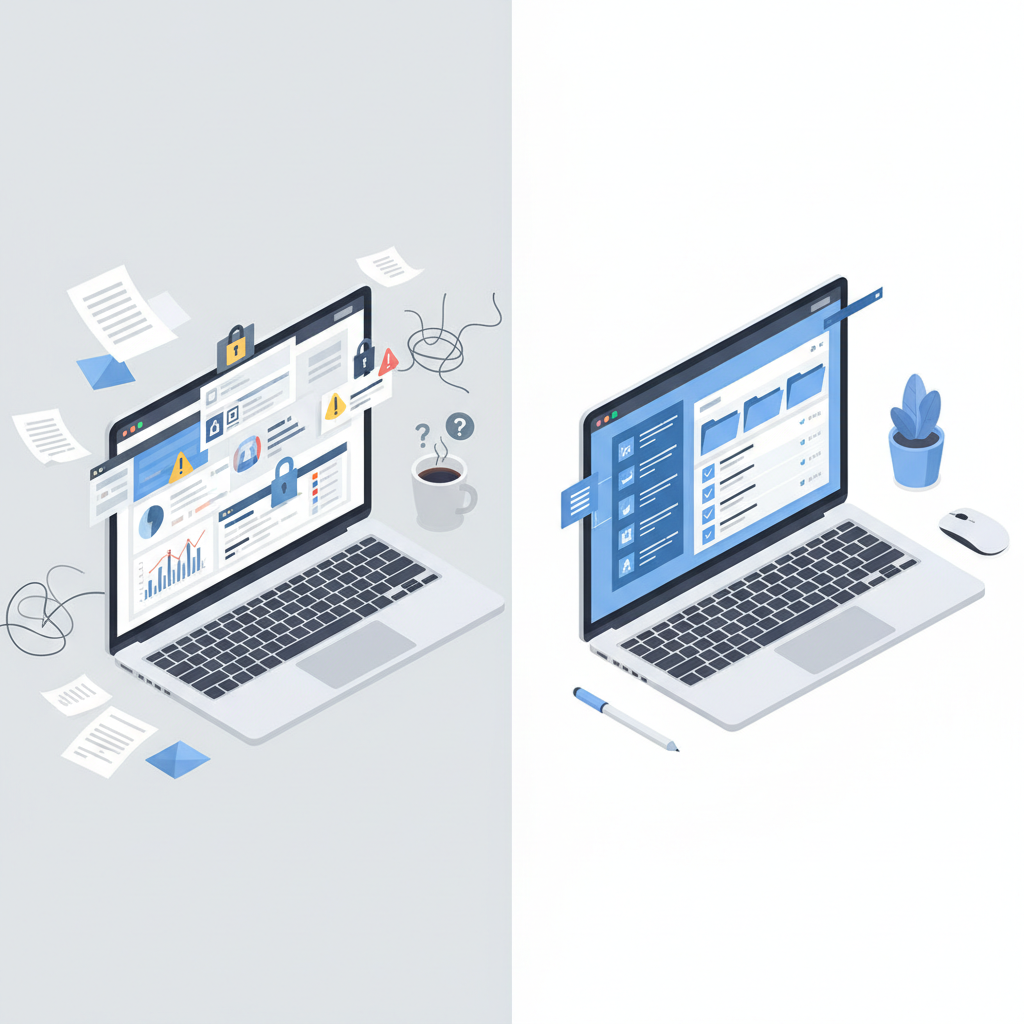 Illustration: Les différents types de solutions sur le marché