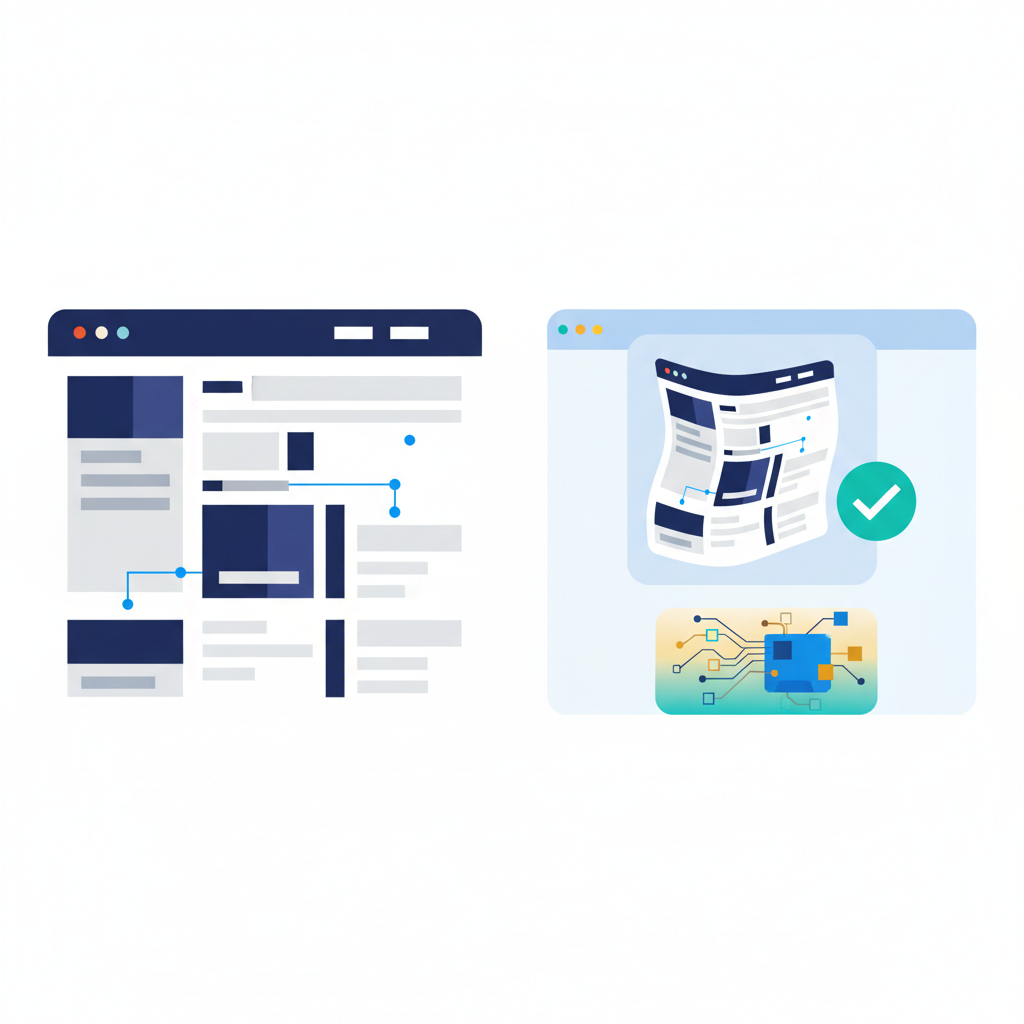 Illustration: Comment les IA citent ou ignorent votre site web d'avocat