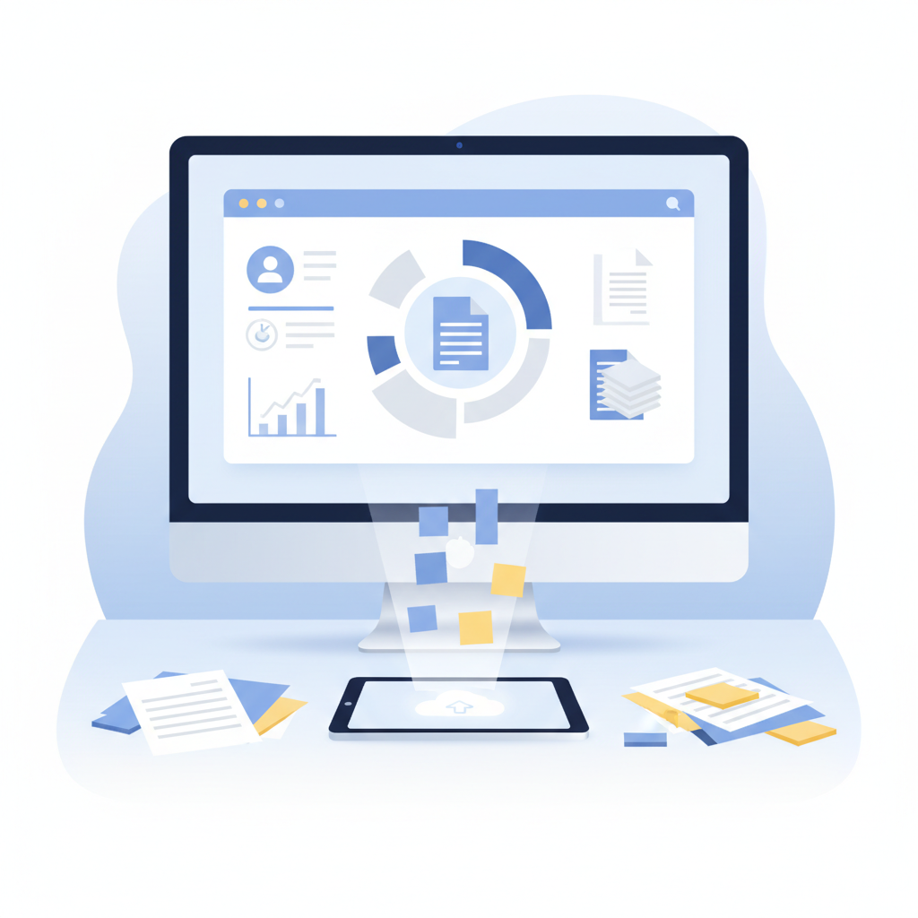 Illustration: Fonction 1 : la gestion client intégrée et l'historique dossier