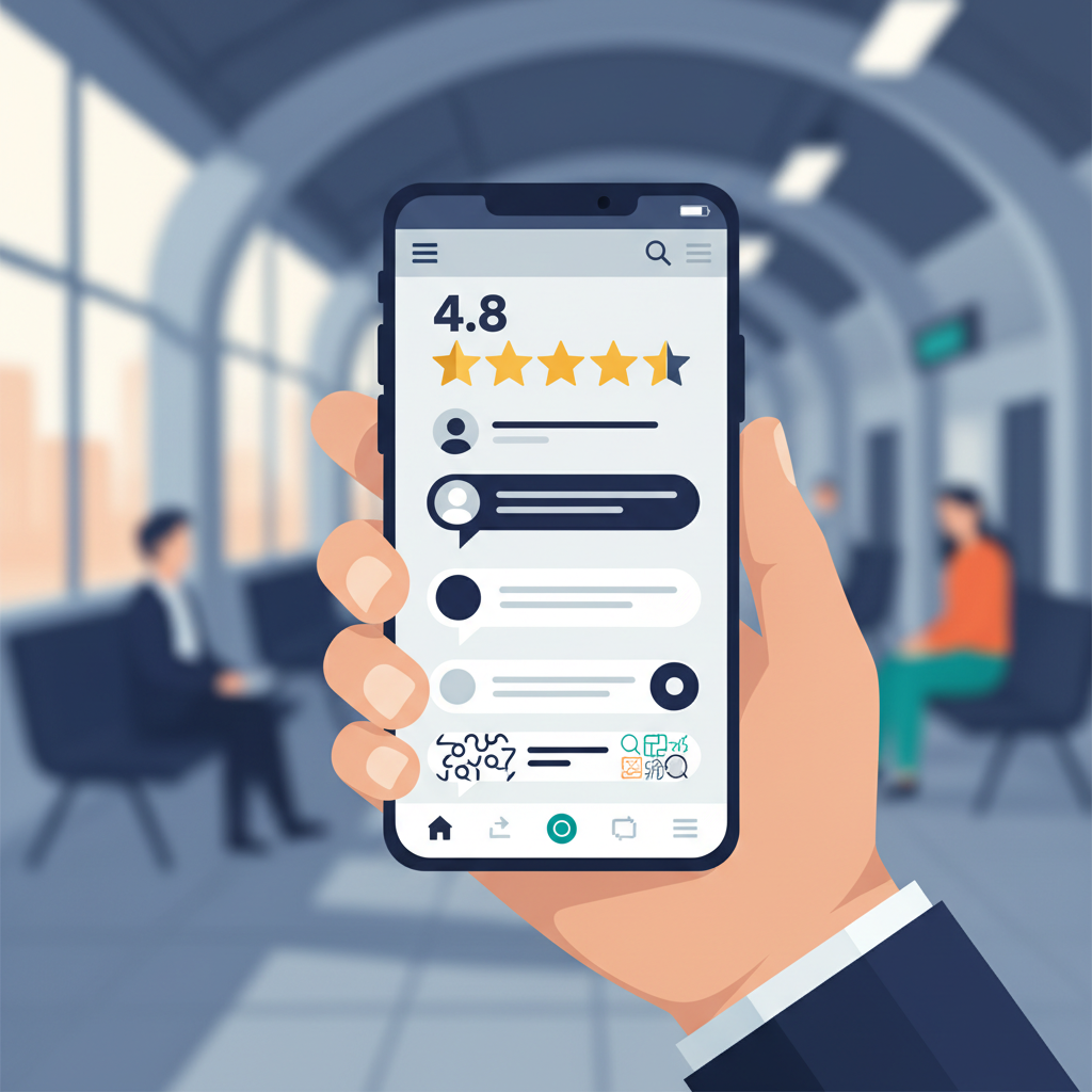 Illustration: Réputation en ligne avocat et avis clients : comment le mobile influe