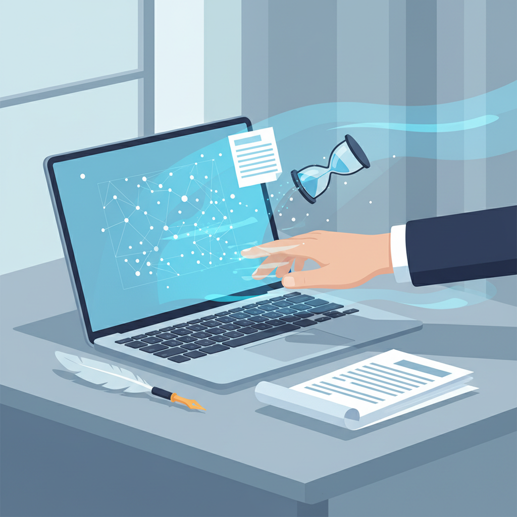Illustration: Comment l'IA transforme la production d'actes juridiques
