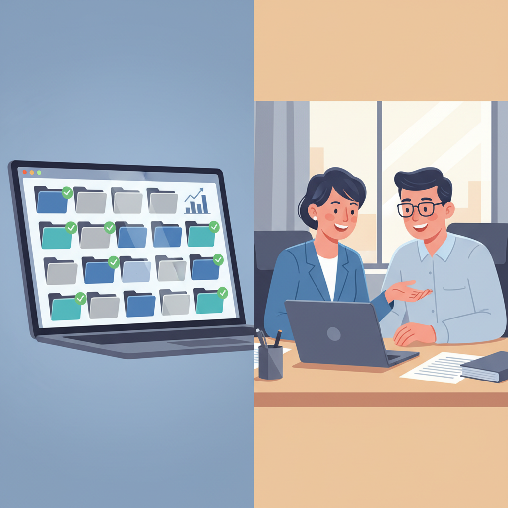 Illustration: Comment un espace client intégré transforme votre relation avec les clients