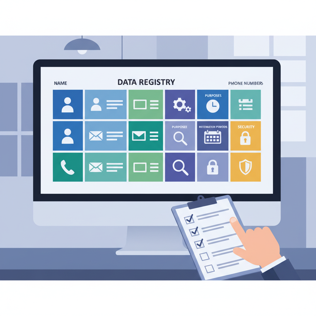 Illustration: Comment Mettre en Place un Registre de Traitements RGPD Efficace ?